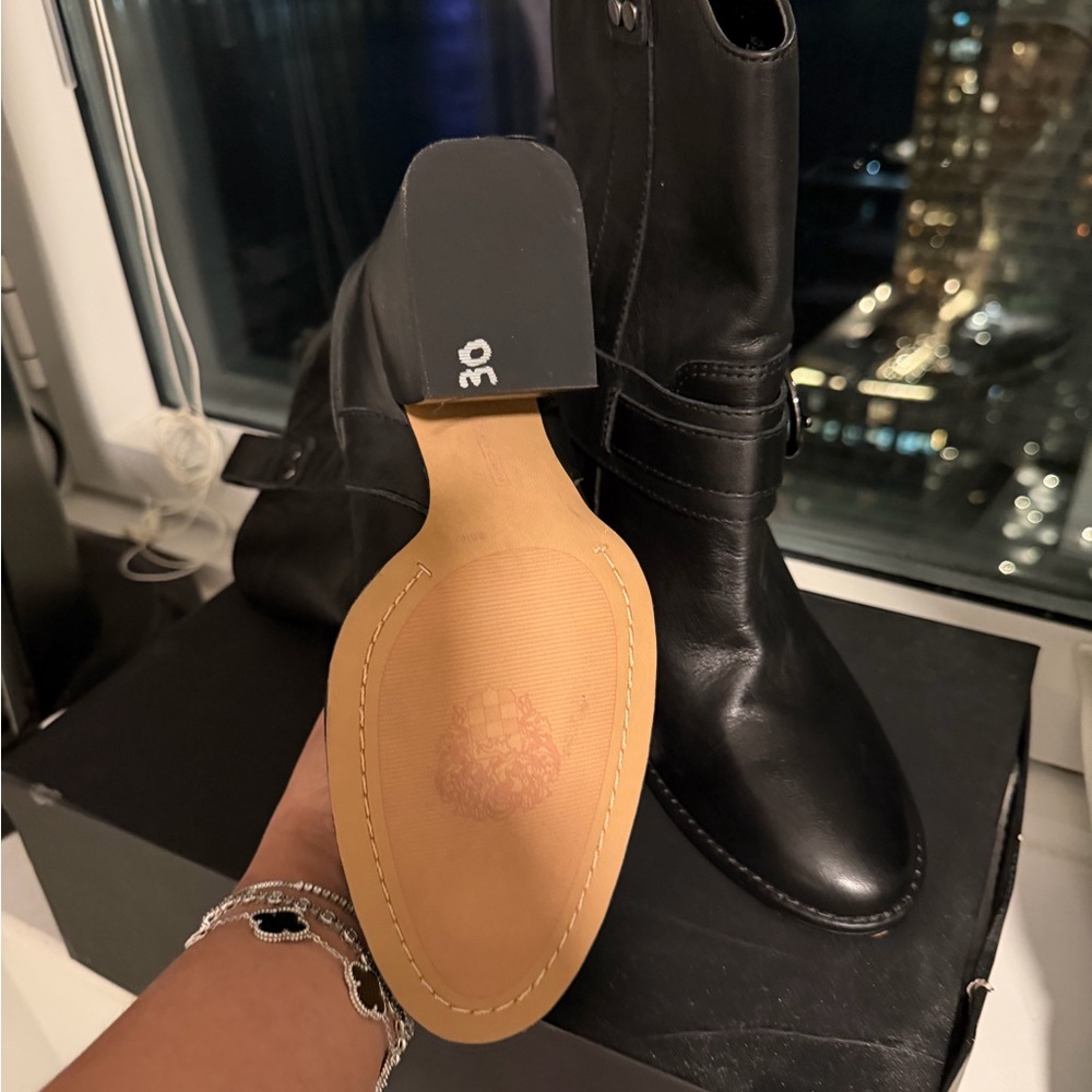 Two by Vince Camuto Black Ankle Boots